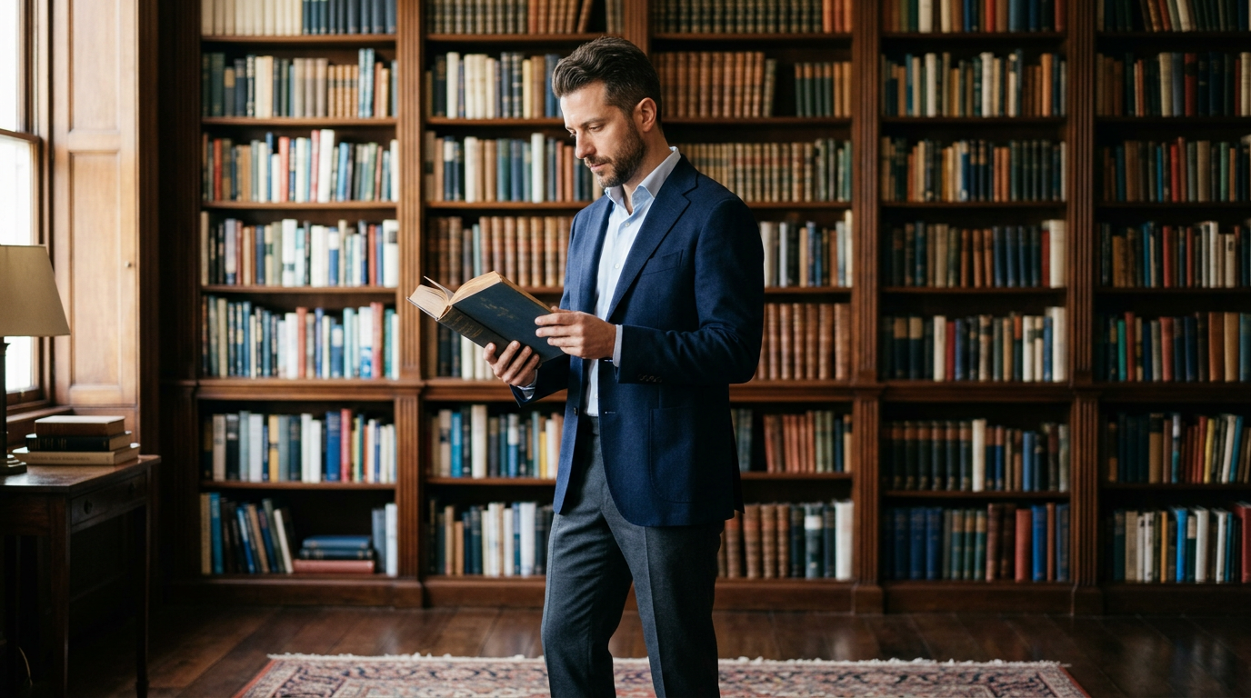 La lecture comme fondement de la personnalité du gentleman moderne – livres gentleman