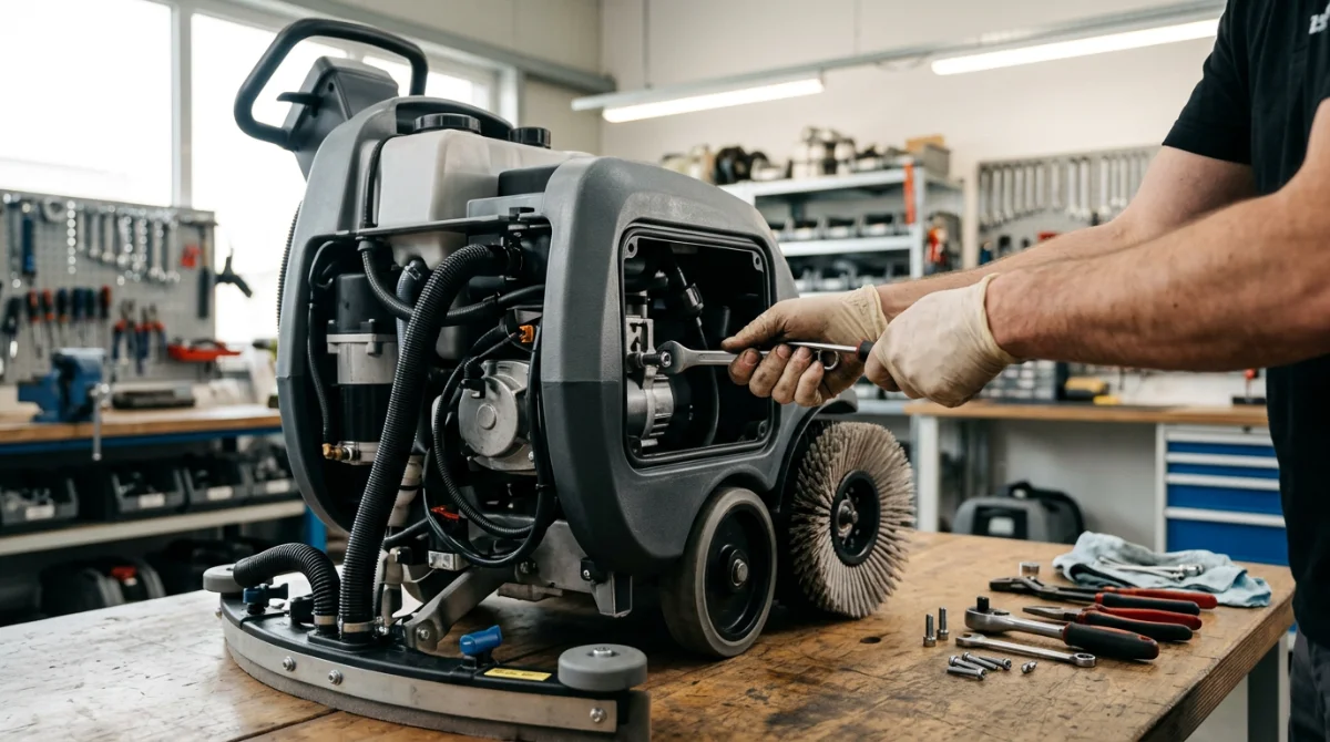 Entretien technique d'une autolaveuse Kärcher – Autolaveuse Kärcher d'occasion