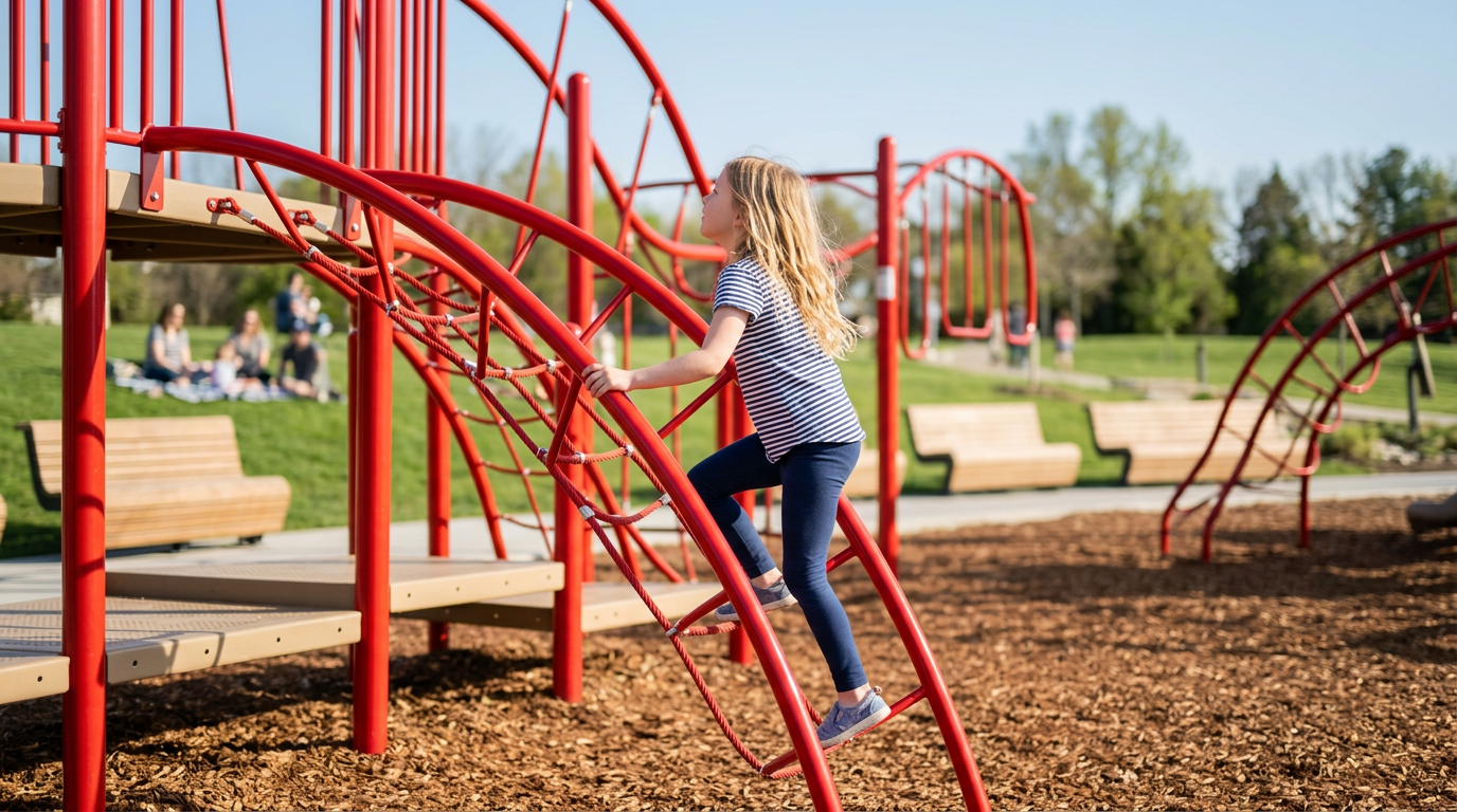 Enfants s'amusant au parc Jean-Baptiste Lebas à Lille – activité enfant Lille