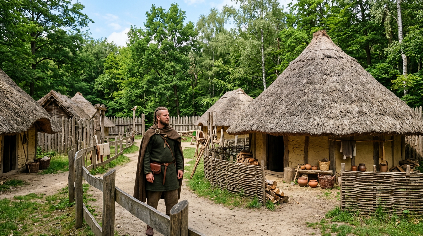 La reconstitution fidèle d'un village gaulois à Rieux-Volvestre – activité enfant Toulouse