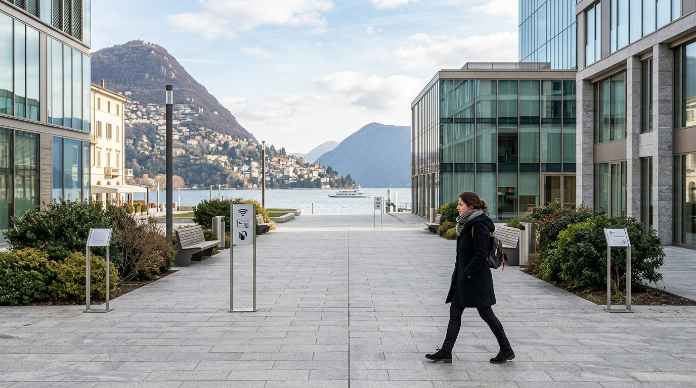 Zone urbaine à Lugano où les paiements en cryptomonnaie sont acceptés – cryptomonnaie de voyage
