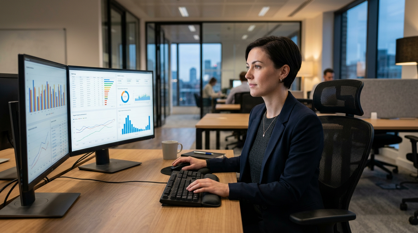 Analyse de performance et de métriques SEO en environnement professionnel – liens via AI-generated content
