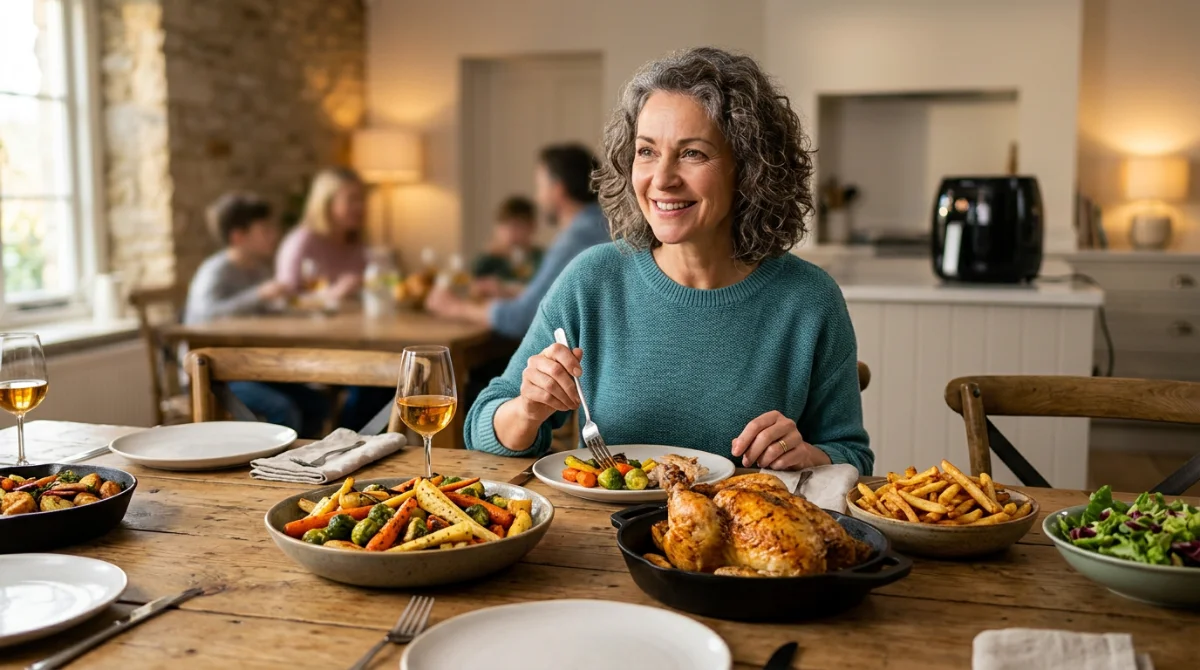 Air Fryer 2026 : Le guide complet pour choisir sa friteuse sans huile Repas complet et convivial préparé entièrement à l'air fryer