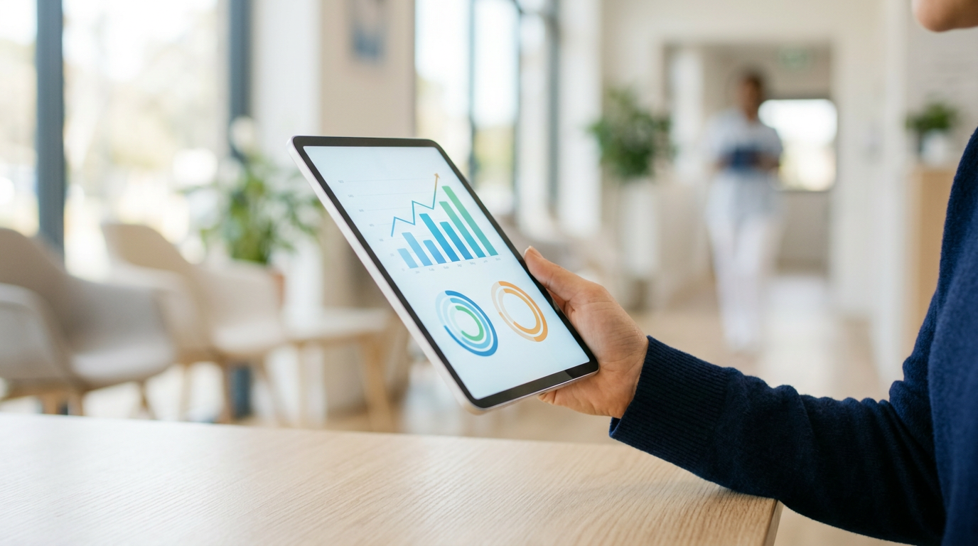 Consultation médicale à distance via une tablette numérique