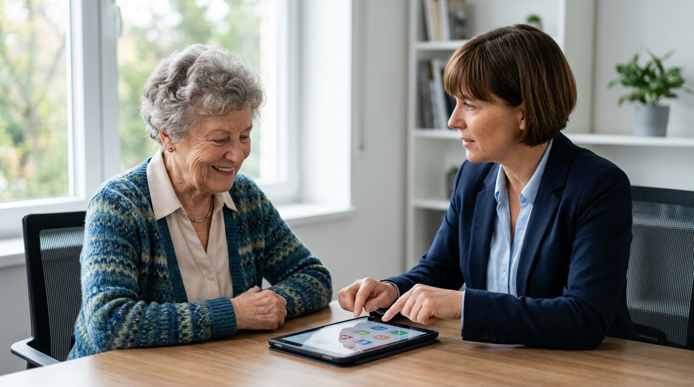 Échange sur les options de financement pour une entrée en EHPAD.